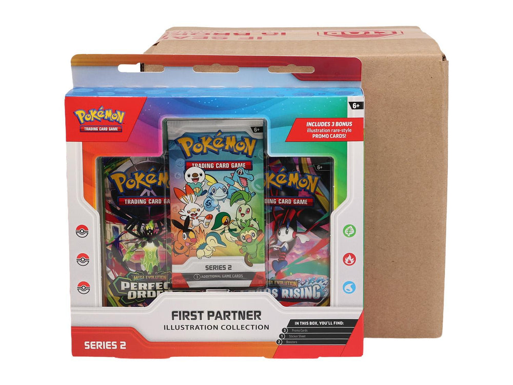 Pokémon First Partner Illustration Collection – Series 2 Case (6 stk.)