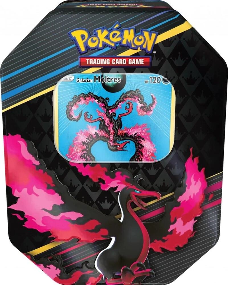 Crown Zenith – Galarian Moltres Tin