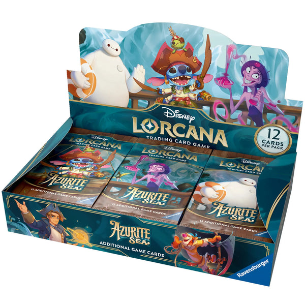 Disney Lorcana Azurite Sea Booster Display Boks