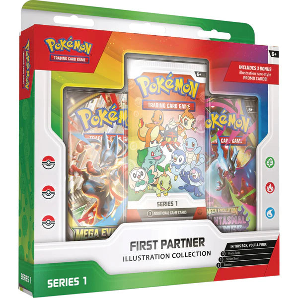 Pokemon First Partner Illustration Collection – Series 1